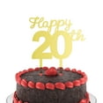 thumbnail image 2 of Material Acrílico Decoración de Pastel de Cumpleaños Hombre Mujer Decoración de Cumpleaños Pastel Feliz Cumpleaños Cake Topper para Cumpleaños Hombres Mujeres Decoración de Pastel de Cumpleaños, 2 of 7
