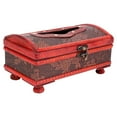 thumbnail image 1 of Retro Vintage Copper Ring Pattern Wooden Paper Tissue Box Holder Decor New:Retro Red, 1 of 8
