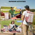 thumbnail image 4 of Watermelon Print Insulated Cooler Backpack 20L - Leakproof Soft Cooler Bag for Beach, Camping & Picnic - Holds 26 Cans, Long-Lasting Insulation for Summer Parties, 4 of 6