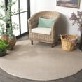 thumbnail image 3 of SAFAVIEH Stella Alton Geometric Indoor/Outdoor Area Rug, Beige, 6'7" x 6'7" Round, 3 of 13
