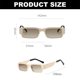 thumbnail image 2 of Gafas de sol de tendencia de personalidad hip-hop, gafas de sol de moda para tiro callejero, hechas de metal, 2 of 5