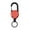 D, variant on 4 Pcs Retractable Keychain with 60CM Steel Cord Heavy Duty Carabiner Badge Reel ID Holder Extendable Camping Hiking Hanging Buckle Keyring