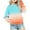 Orange1#, variant on qolati Girls Sweatshirt Raglan Long Sleeve Crewneck Pullover T-Shirts Casual Loose Fit Tunic Tops Spring Outfits 2025 Spring