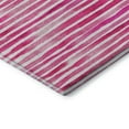 thumbnail image 4 of Addison Rugs Mayfield Washable Coastal Stripes Pink Rectangle Rug, 10' x 14', 4 of 6