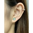 thumbnail image 2 of 18G Cute Daisy Flower Stud Cartilage Earrings for Women Girls 14K Gold Plated Stainless Steel Enameled Dainty Screw Back Studs Sleeper Tragus Post Hypoallergenic Piercing Body Jewelry, 2 of 9