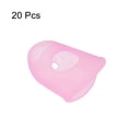 thumbnail image 3 of Uxcell Finger Tips Anti Slip Fingertip Protector, 20 Pack 29mm Silicone Finger Guard, Pink, 3 of 6