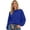 j120-Blue, variant on LIIPEE Womens Casual Solid Color Sweatshirts Autumn Cozy Long Sleeve Crew Neck Sweatshirt S-XXXL