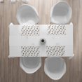 thumbnail image 3 of Ambesonne Dotted Place Mats Set of 4, Teddy Bear Cartoon, Standard Size, Violet Blue Pale Brown, 3 of 4