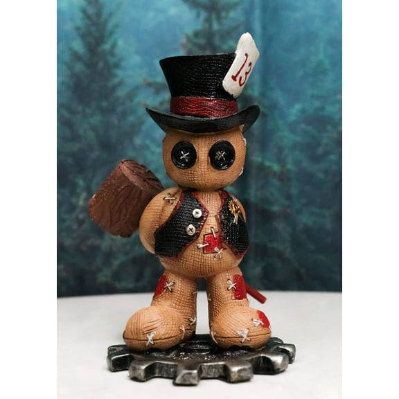 Ebros Pinheadz Monster with Voodoo Stitches Figurine 4.25"H (Mallet Max)