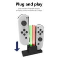 thumbnail image 5 of Eleanos Controller Pro Charger, 2 in 1 LED Charging Dock Station Stand for Switch Oled Joy-Con, 5 of 8