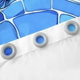 thumbnail image 3 of Erosebridal Rideaux et Draperies Tortue de Mer Bleue (52x84), Rideaux de Chambre Reptile Marin, Décor Corail, 3 of 6