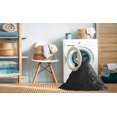 thumbnail image 2 of Ahgly Tapis Rond Lavable en Machine Intérieur Transitionnel Gris Minuit, 5 Pieds Rond, 2 of 7