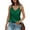Green, variant on Aueoeo Summer Top for Women Sleeveless V Neck T Shirt Casual Tank Tunic Blouse Casual Regular Fits Waistcoat