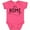 Retro Heather Pink, variant on Inktastic It's Home- State of North Carolina Outline Boys or Girls Baby Bodysuit