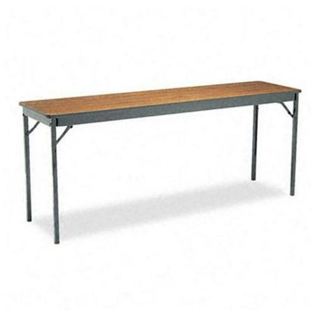 Barricks Classic Folding Table - Rectangle Top - Square Leg Base - 4 Legs - 72\
