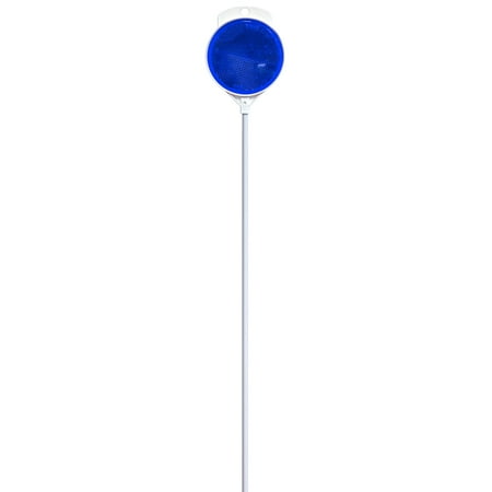 UPC 029069102395 product image for Hy-Ko Driveway Marker  Blue Plastic  48  Tall  Sturdy Fiberglass Pole | upcitemdb.com