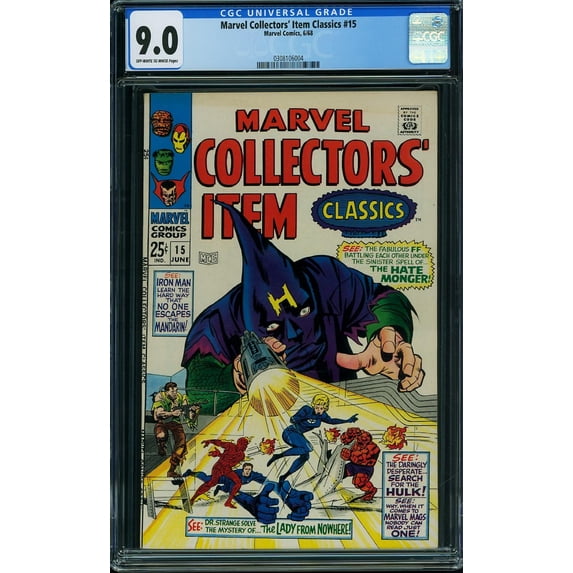 Marvel Collectors' Item Classics #15 - CGC 9 Comic Book