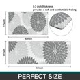 thumbnail image 7 of Gray Floral and Petal Pattern Kitchen Rugs Sets Of 2,Anti Fatigue Kitchen Mat Rugs Non Slip Washable,Decorative Kitchen Floor Mats for Kitchen,Sink,Laundry,17"x30"+17"x47", 7 of 7