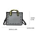 thumbnail image 2 of Bolsa de Cruzada, Bolso de Hombro con Apariencia Alta, Estilo Femenino, Cute Portable Commuting Shoulder Bag, for Office, Metal Frame, Foldable, Durable, Lightweight, for Women, High-Volume, 2 of 7