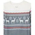 thumbnail image 3 of Pyjama pour Enfants à Manches Longues Haut et Bas Pêche, Ensemble de Pyjama Chauffant Ardoise, 3T, 3 of 3
