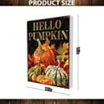 thumbnail image 2 of 15in Hello Pumpkin Fall Table Decor - Fall Wooden Decor Autumn Tabletop Sign Decor for Home, Farmhouse Harvest Holiday Indoor Party Decor, 2 of 6