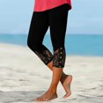 thumbnail image 2 of Seductiva YOGA Lightweight Leggings for Women 2025 Summer Plus Size High Waisted Soft Casual Workout Yoga Pants with Pockets Workout Comfy 1PC, 2 of 5