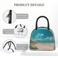 thumbnail image 4 of Easygdp Shopping Cart On Tropical Beach Bolsa de Almuerzo Insulada Grande, Forro de Aluminio, Diseño Espacioso, a Prueba de Fugas, Ideal para Trabajo, Picnics, Viajes y Actividades al Aire Libre, 4 of 6