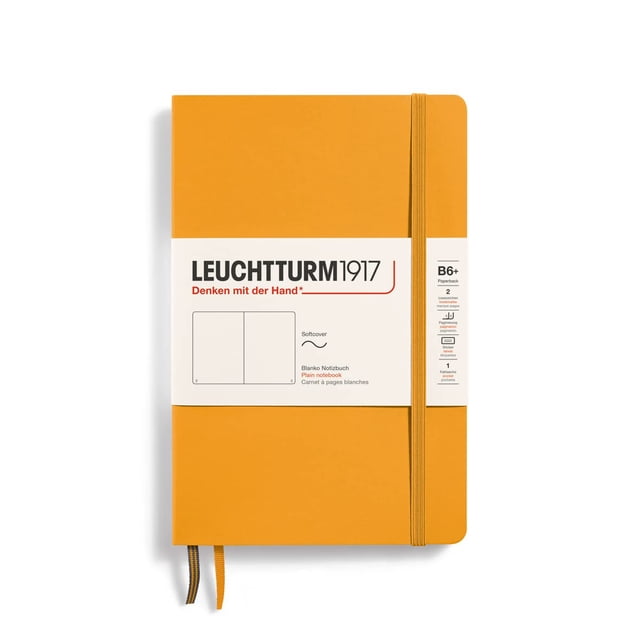 Cuaderno LEUCHTTURM1917 B6+, tapa blanda, 123 páginas, liso
