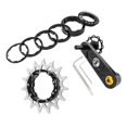 thumbnail image 1 of Cassette de velocidad única para bicicleta ligera, convertidor, tensor de cadena de bicicleta, 15T negro Zulema Tensor de cadena de bicicleta, 1 of 8