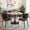 Black, variant on IZXGS Modern Dining Chairs Set of 2, PU Leather Kitchen Chairs with Sturdy Steel Legs, Easy to Clean Assemble for Dining Rooms and Small Spaces,Gray