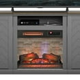 thumbnail image 4 of Twin Star Home TV Stand for TVs up to 80” with Electric Fireplace and USB Charging Ports, 4 of 10