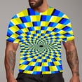 thumbnail image 2 of Mens Shirts Fashion 3D Print Funny Graphics Pattern Crewneck Short Sleeve Tees Shirt, 2 of 4