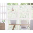 thumbnail image 4 of Opaque Window Film Static Cling Privacy Film - Self Adhesive Frosted Glass Film for Bathroom Shower Enclosure UV Proof - Cross Pattern Window Privacy Film - 45*200cm, 4 of 5