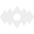 thumbnail image 4 of 32"W x 21 3/8"H x 7"ID x 10"C x 1"P Zoe Architectural Grade PVC Contemporary Ceiling Medallion, 4 of 11