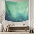 thumbnail image 5 of Teal Blue Starry Sky Tapestry for Bedroom Wall Hanging Tapestry, Modern Retro Glow Star Night Ceiling Backdrop Tapestries Poster Blanket Wall Decor for Teens Room Living Room Dorm 59" x 79", 5 of 8