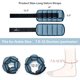 thumbnail image 5 of Pesas de tobillo Sportneer ajustables de 1 a 5 kg, 2 unidades, color azul oscuro, 5 of 9