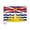 3x5 ft Nylon Flag, variant on AGAS British Columbia Canada Flag 4 x 6 inch - 11" Plastic Pole 100% Polyester Stitched Edges Canadian Province of British Columbia Mini Flag on a Stick