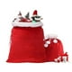 thumbnail image 5 of Bolsa de Regalo de Terciopelo Rojo para Navidad, Mochila de Regalo de Papá Noel, Bolsa de Embalaje de Regalo con Cordón., 5 of 7