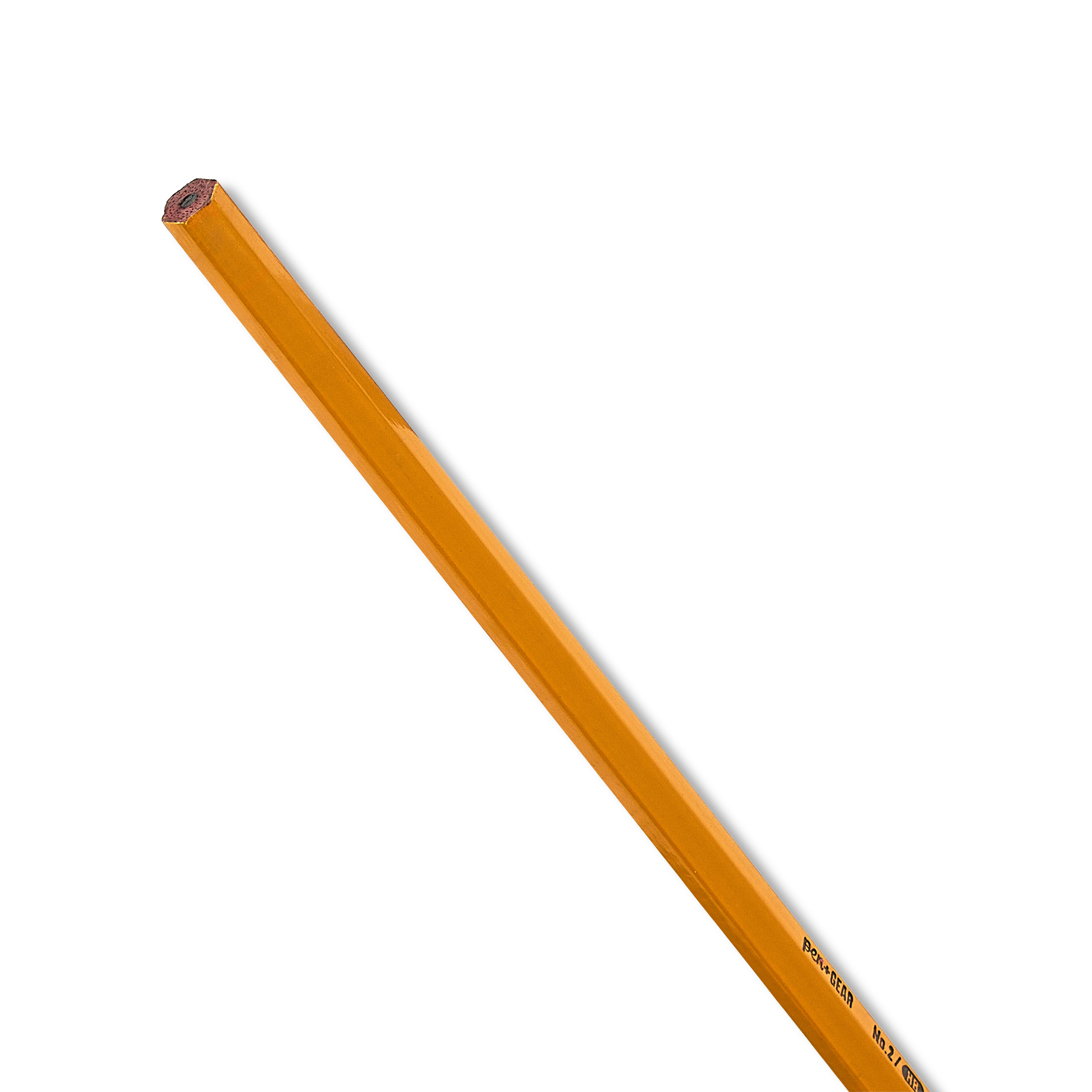 Lápices de madera Pen+Gear #2 HB sin afilar, amarillos, 24 piezas 4