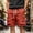 Red, variant on COSFO Casual Cargo Shorts Men Work White Shorts with Pockets Stretch Elastic Waist Drawstring Relaxed Fit Shorts