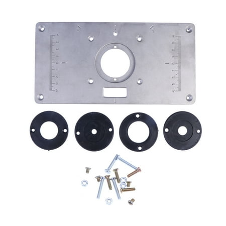Multi-functional Router Table Insert Plate Set for Woodworking Bench MAKITA 700C - 235mm x 120mm x 8mm