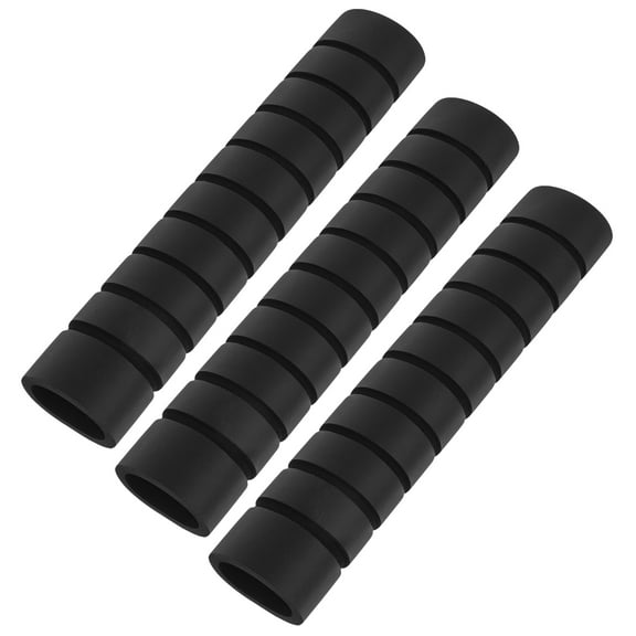 BESTONZON 3Pcs Pull-up Cover Black Comfortable Grip Sleeves for Home Fitness