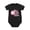 Black, variant on Unicorn Baby Makes Pink Cotton Candy Clouds Baby Bodysuit, 100% Cotton Short Sleeve Snap Romper, 0-12 Months