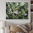 thumbnail image 2 of Designart "Wisdom of Sage Herbs V" Extra Large Floral Framed Wall Art - Traditional Green Herbs Bedroom Framed Canvas Wall Art, 2 of 7
