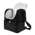 thumbnail image 2 of Bolsa de para Acampar Refrigerador de Alimentos Al Bolsa Bolsa de Hombro para Picnic, 20..5x24cm Negro Zulema Bolsa de almuerzo con aislamiento, 2 of 8