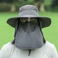 thumbnail image 4 of Langgg UV Resistant Sun Hat Maximum Sun Protection For Any Activity Waterproof Face Covering Sun Hat Light gray, 4 of 6