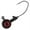 Black, variant on Dr.Fish Fishing Jigs for Catfish Jig Heads 1/8oz for Bass crappie Saltwater Freshwater Black