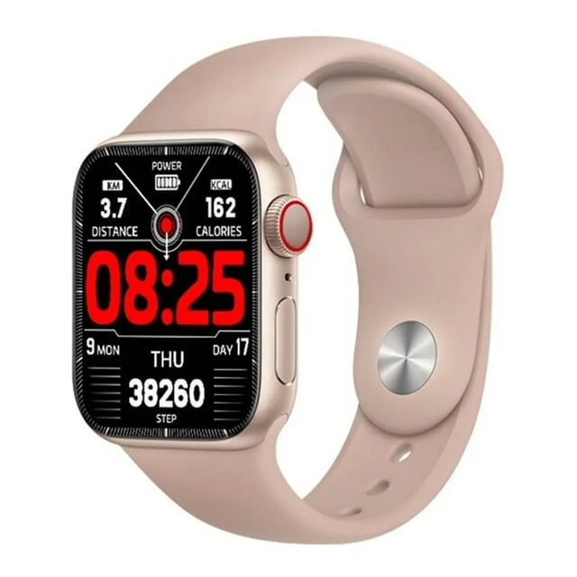Smartwatch Inteligente Fralugio Ws67 Dama Full Touch Ips Hd Rosa Sport