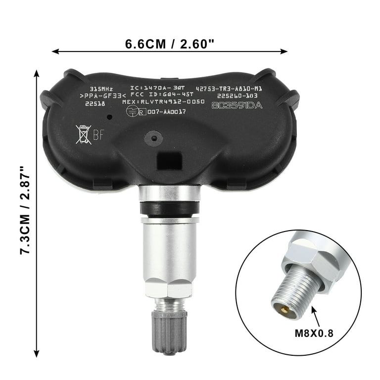 US Odyssey RL5 TPMSセンサー 42753-TR3-A810 US Odyssey RL5 TPMSセンサー 42753-TR3-A810 タイヤ空気圧 42753-1R3