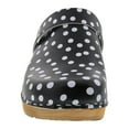 thumbnail image 6 of BJORK Maja Open Back Wood Leather Clogs (Black Polka Dots - EU41), 6 of 9